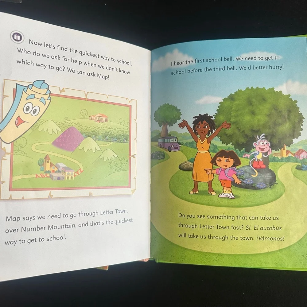 LeapFrog Learning set Disney Dora & Little Mermaid Books